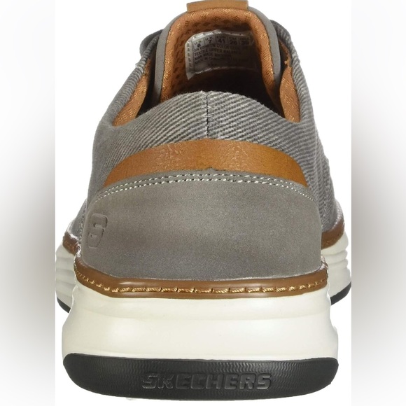 SKECHERS VEGAN Beige/Grey Casual Sneakers- Brand New With Tags - Picture 6 of 6
